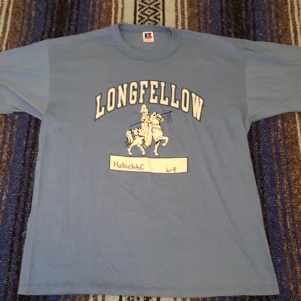 Vintage 90s Russell Athletic High School Gym Tee Shirt